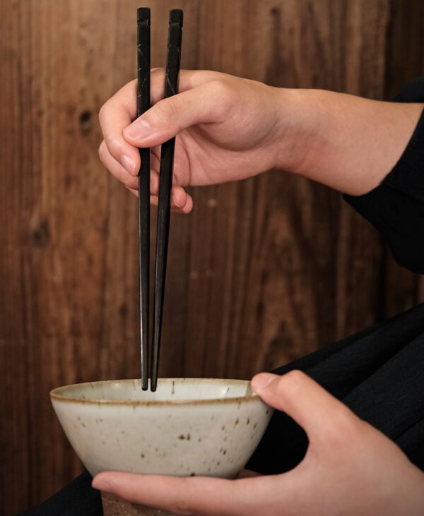 Black bamboo chopsticks - Image 4